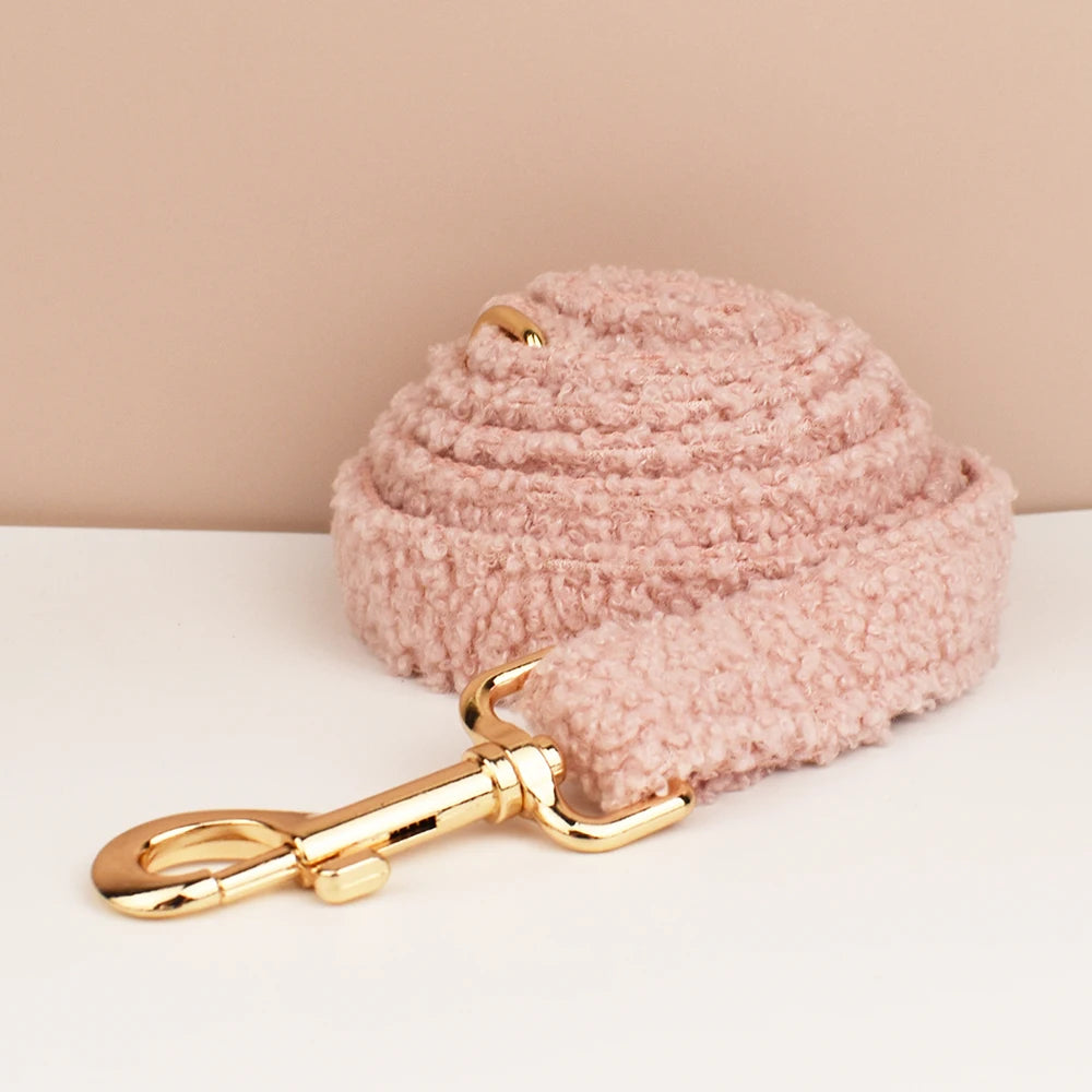 Handmade TeddyPersonalized Dog Collar Harness Leash