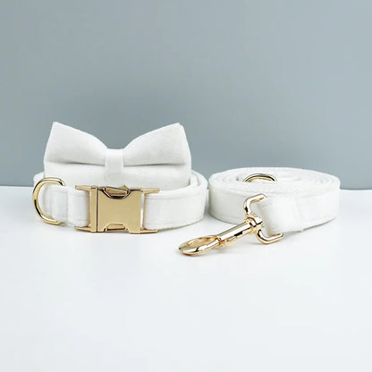 Velvet Dog Collar with Free Engrave