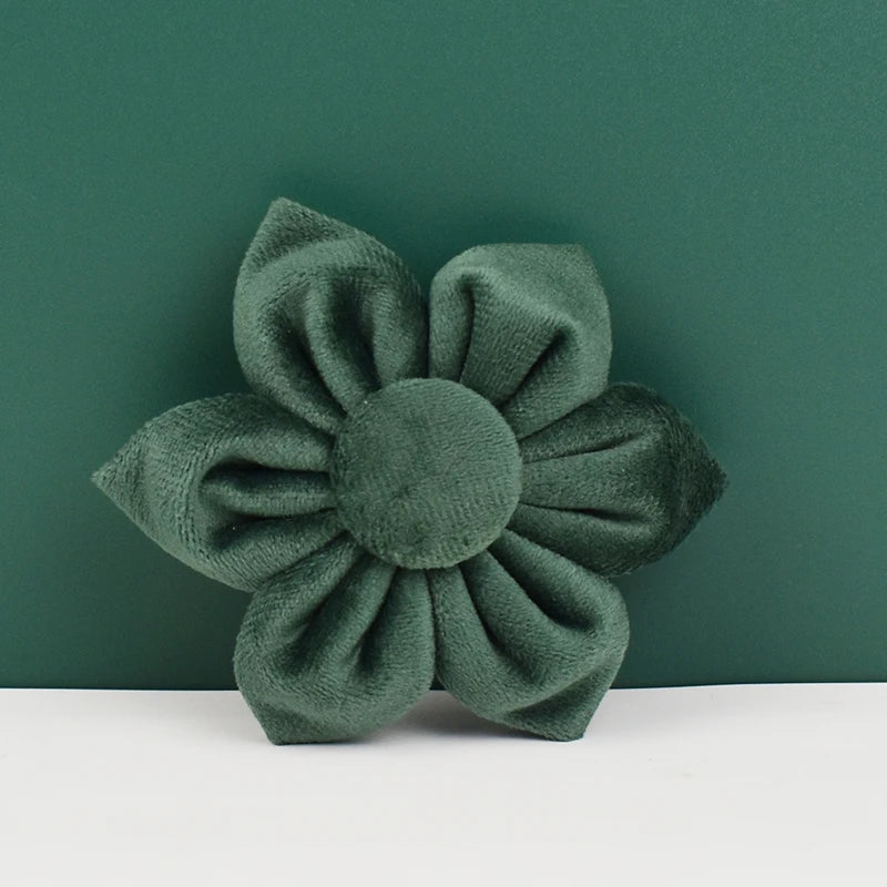 Personalized Engrave Velvet Dog Collar Harness Leash Set